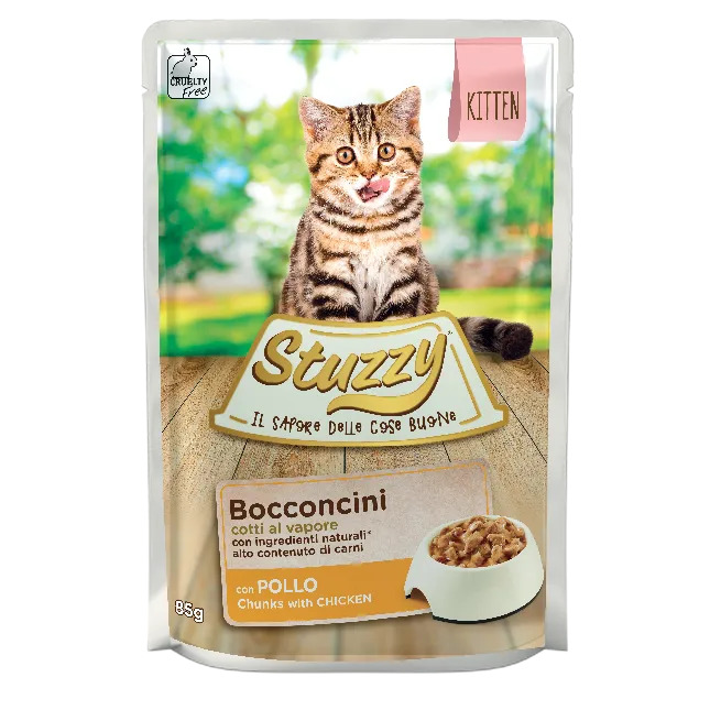 Stuzzy Cat Kitten Preliv Piletina 85g