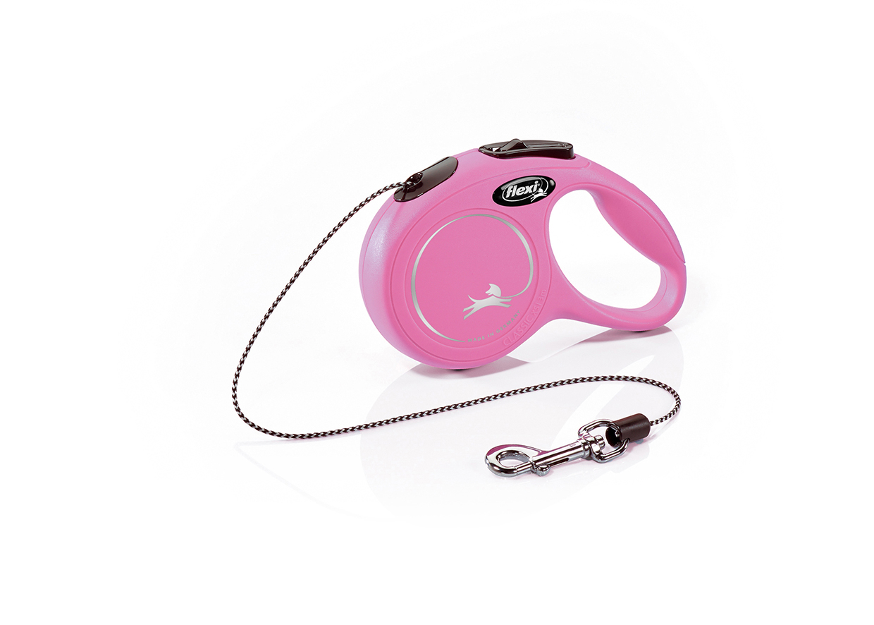 Flexi New Classic XS Cord roze 3m