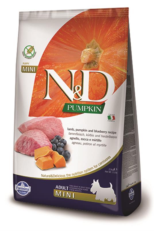 N&D Pumpkin Dog Adult Mini Lamb&Bluberry 2.5kg