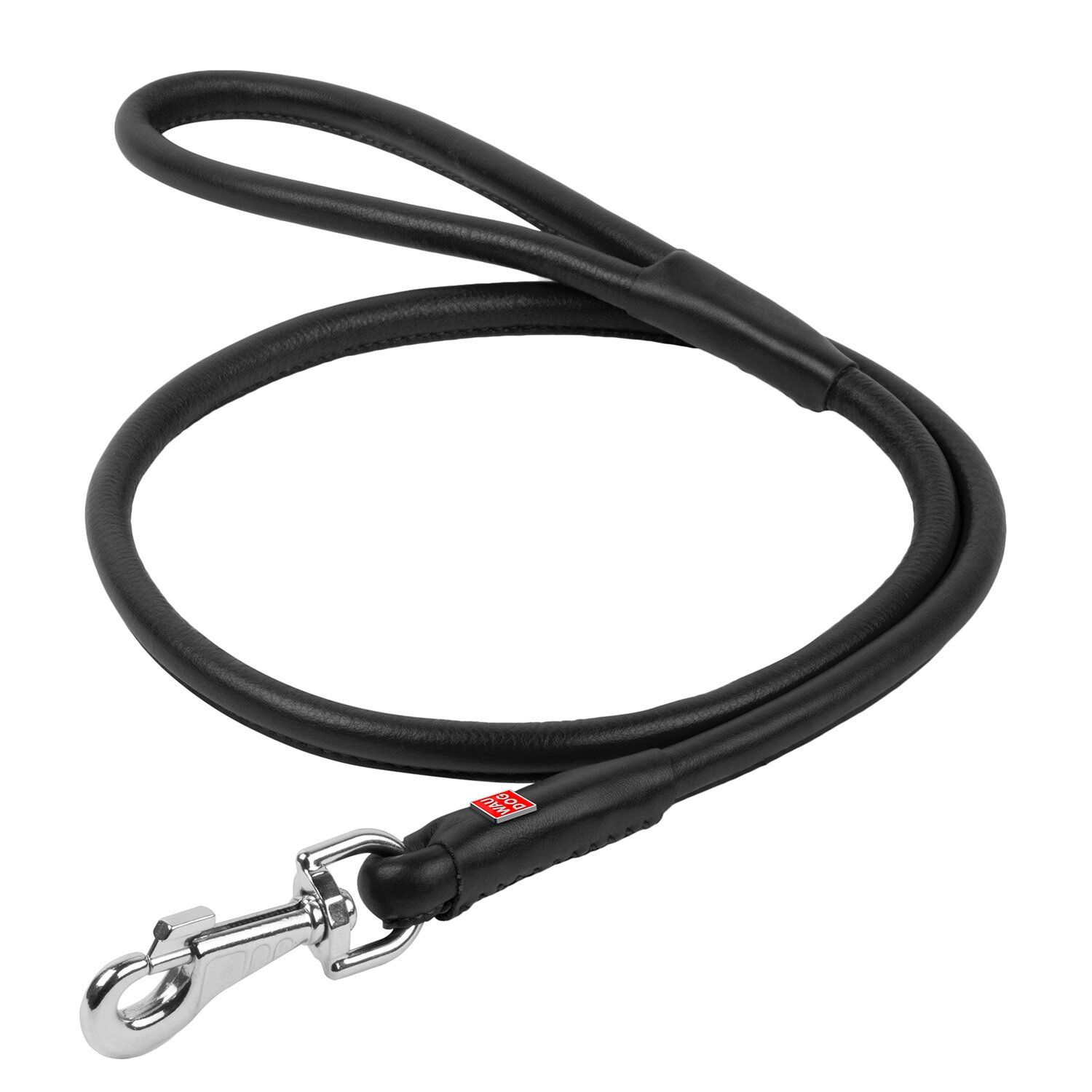 Wau Dog Povodac Glamour Crni 13mm/122cm