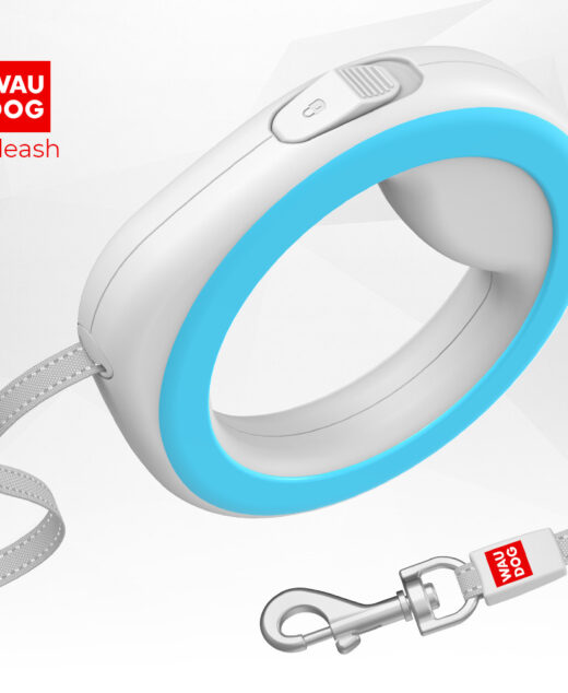 Wau Dog Ring povodac 2.9m plavi