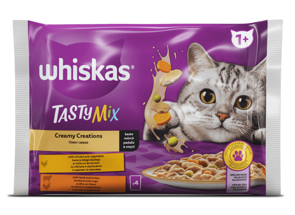 Whiskas Cat U Sosu Creamy Creations 4x85gr • PetKlub