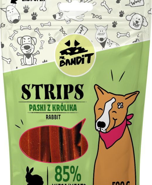 Mr.Bandit Dog Strips Zecetina 80g
