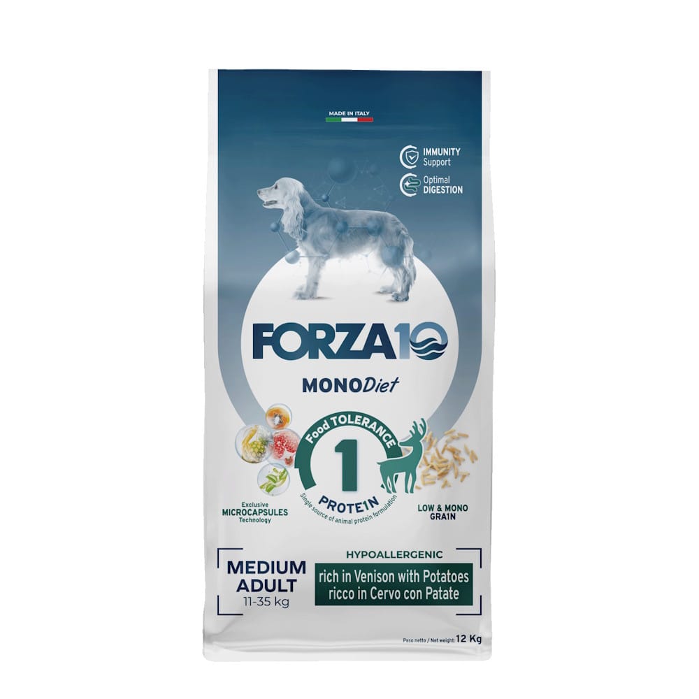 Forza Dog Mono Diet Adult Medium venison & potato12kg