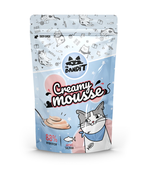 Mr.Bandit Cat creamy mousse losos 60gr