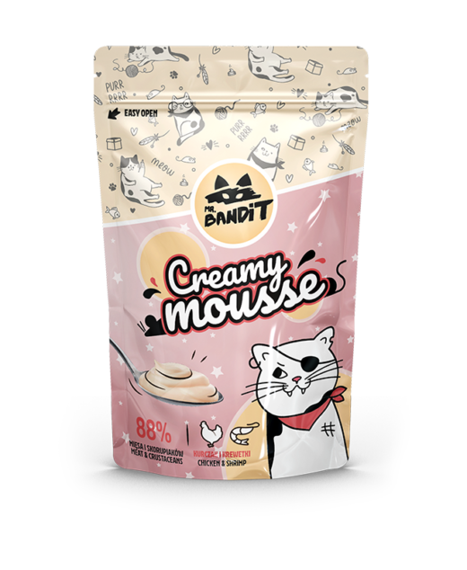 Mr.Bandit Cat creamy mousse pile/skampi 60gr