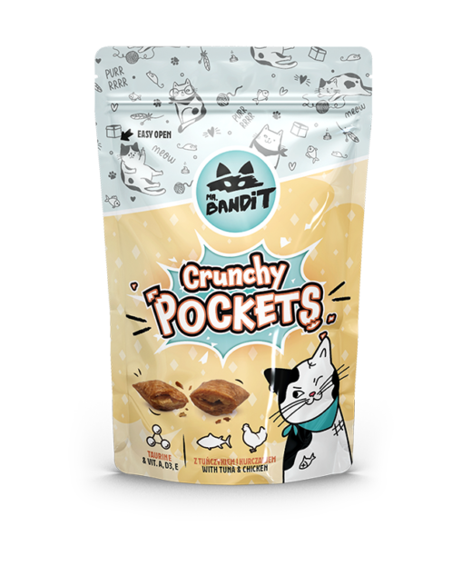 Mr.Bandit Cat crunchy pocket tuna/pile 40gr