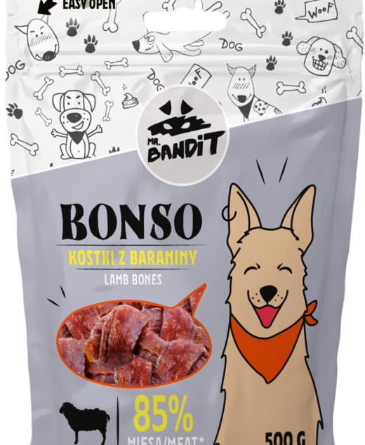 Mr. Bandit Dog Bonso lamb bon. 500g
