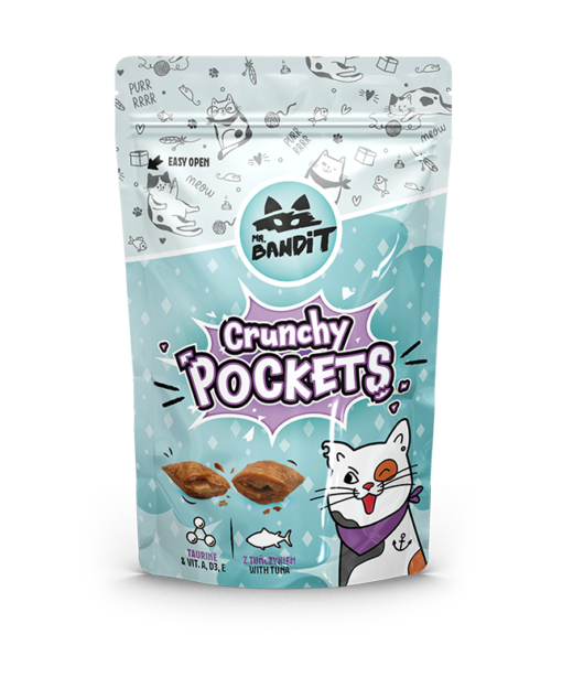 Mr. Bandit Cat Crunchy Pockets tuna 40g