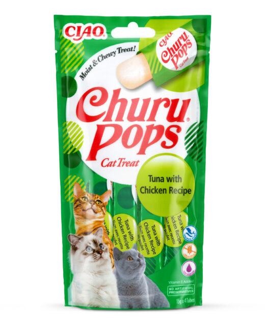 INABA Tuna with Chicken Recipe Pops EU713