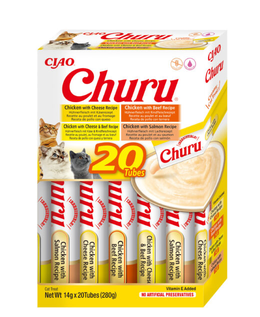 INABA Cat CHURU Multipack Chicken/Beef 20P