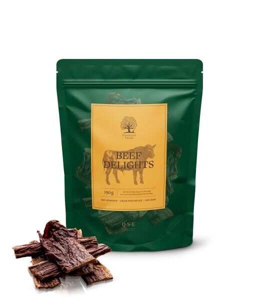 ESSENTIAL Dog Beef Delights 150g