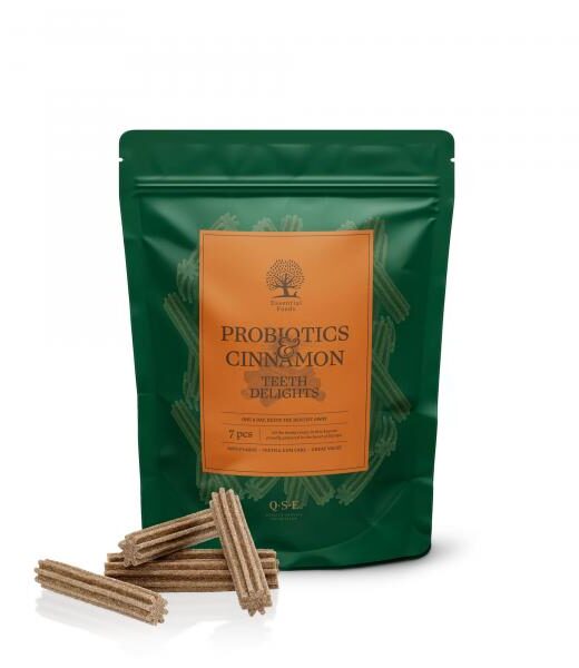 ESSENTIAL Dog Probiotics & Cinnamonl Teeth Delights 250 g