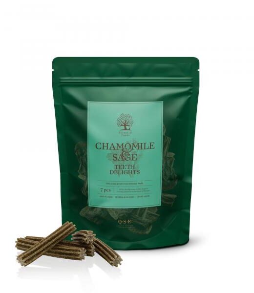 ESSENTIAL Dog Camomile & Sage Teeth Delights 250 g