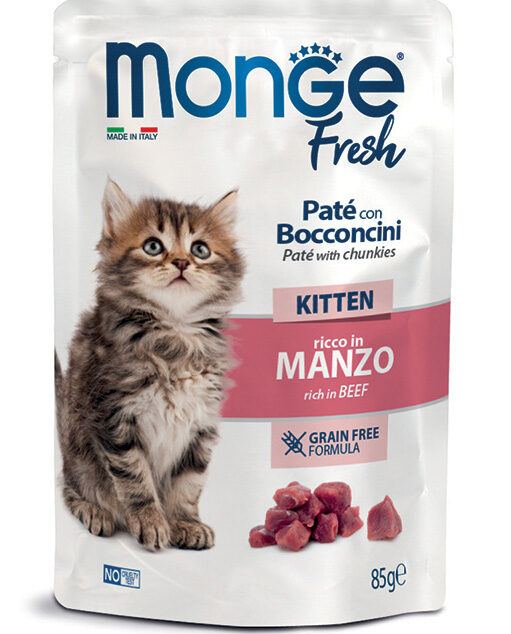 MGM 85g Monge Cat Fresh sos kitten govedina