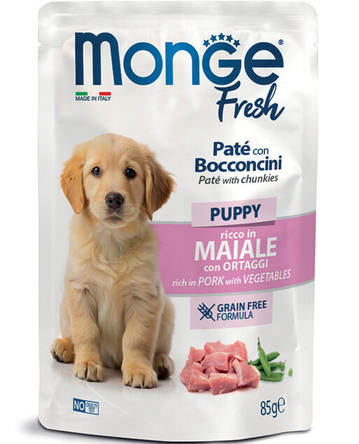 MGM 85g Monge Dog Fresh Sosic P&J Svinjetina/Povrce