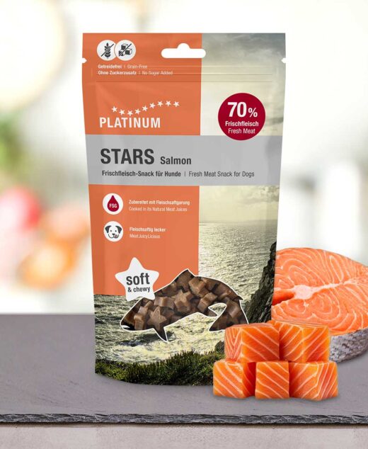Platinum Dog Stars losos poslastica 185 gr