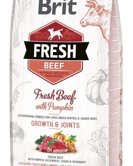 BT 12kg Brit Fresh Dog Beef with Pumpkin Puppy Large