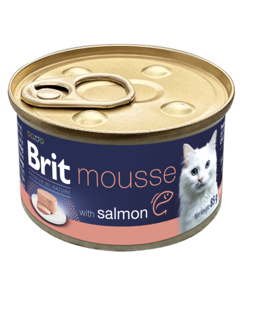 BT 85gr Brit Premium by Nature Cat Mousse with Salmon