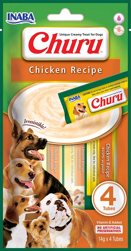 INABA Dog Churu Creamy Chicken 4x14g