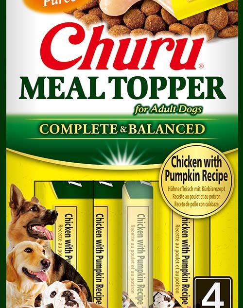 INABA Dog Churu Meal Topper Chic.with Pumpk. EUD905
