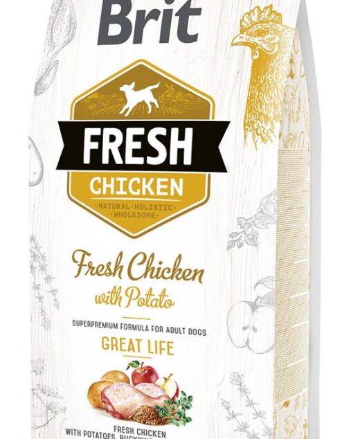 BT 2.5kg Brit Fresh Chicken with Potato Adult Great Life