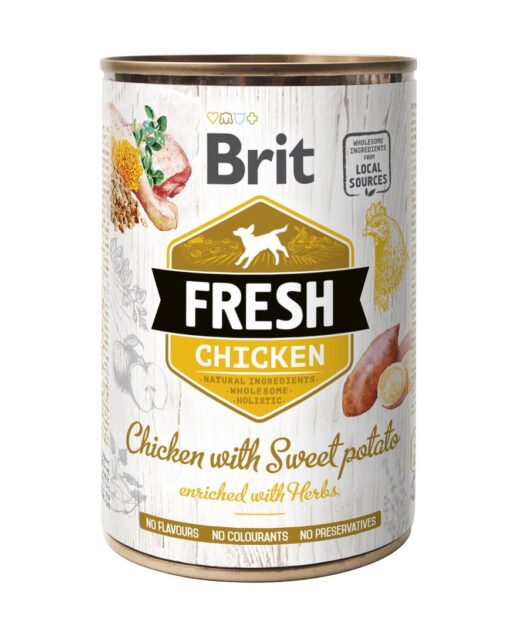 BT 400gr Brit Fresh Dog Chicken with Sweet Potato