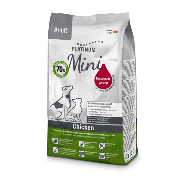 Platinum Dog Adult Mini piletina 900gr