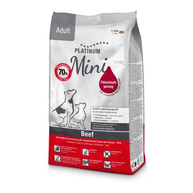 Platinum Dog Adult Mini govedina 900gr