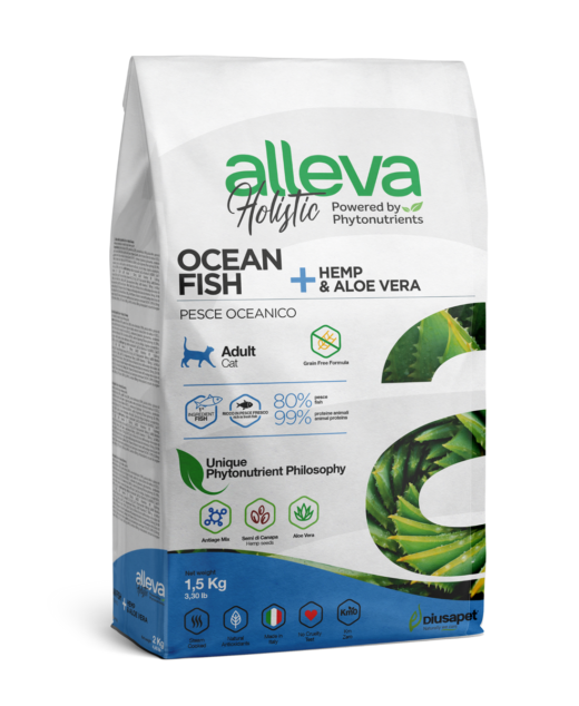 ALLEVA HOLISTIC CAT ADULT OCEAN FISH KG 1.5