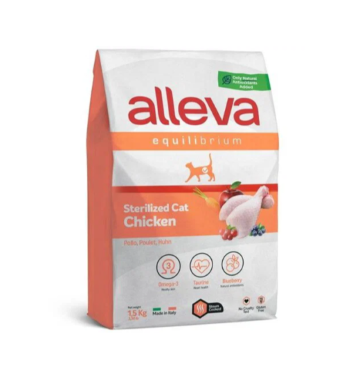 ALLEVA EQUILIBRIUM CHICKEN STERILIZED CAT a 1.5kg